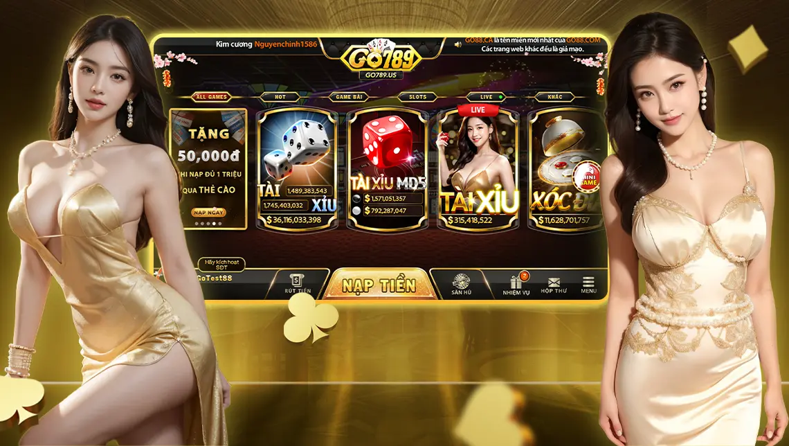 cổng game uy tín nhiều ưu đãi Go789