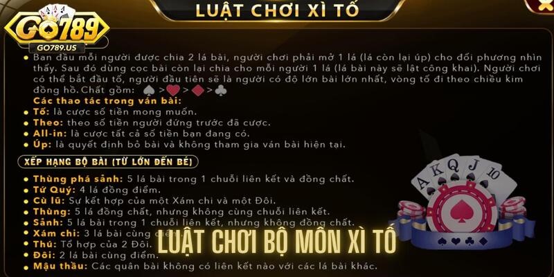 Luật chơi không phải ai cũng biết về bộ môn Xì tố